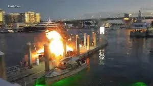 Explosão de barco em Fort Lauderdale fere 11 pessoas