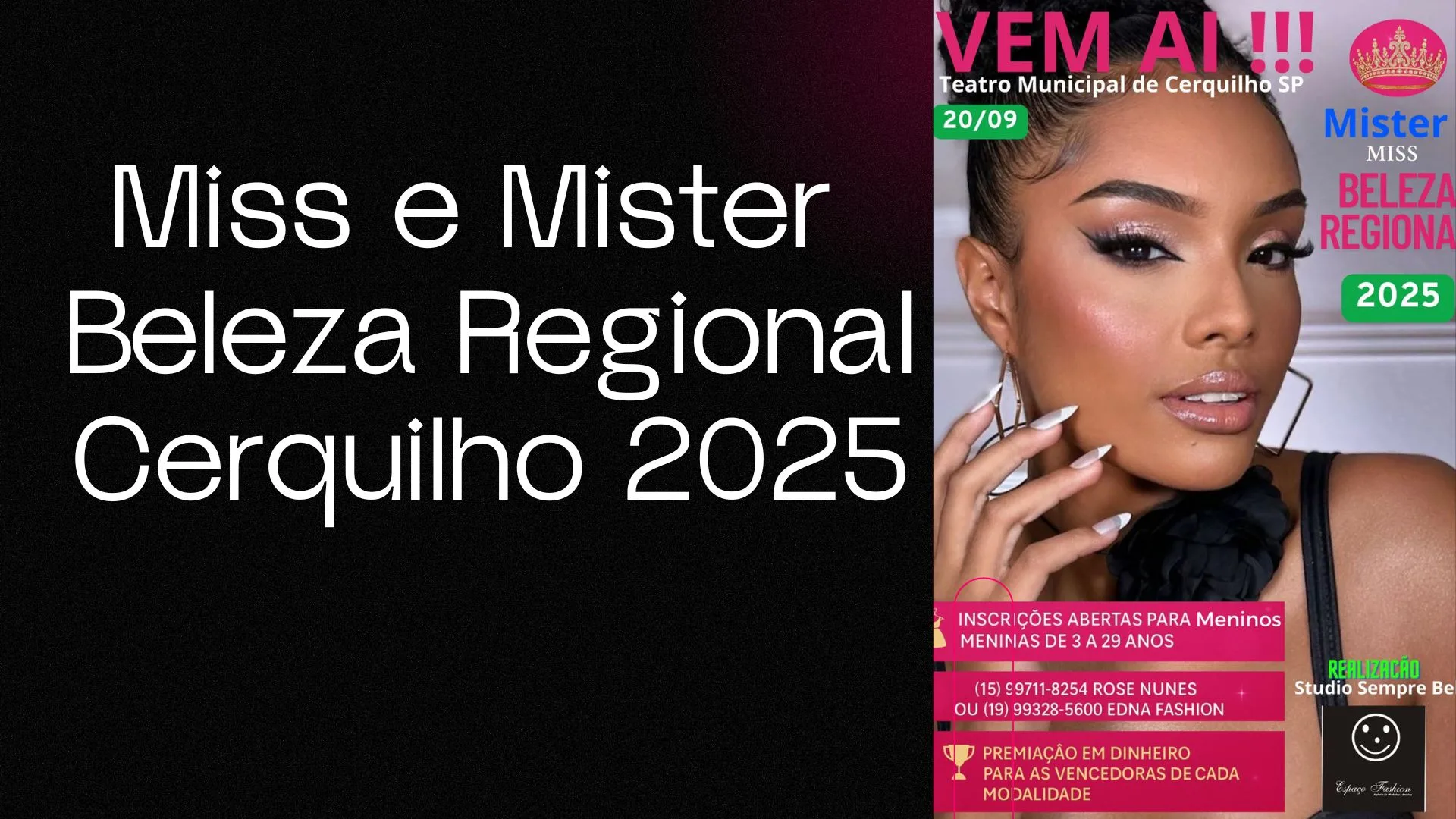 Miss e Mister Beleza Regional Cerquilho 2025