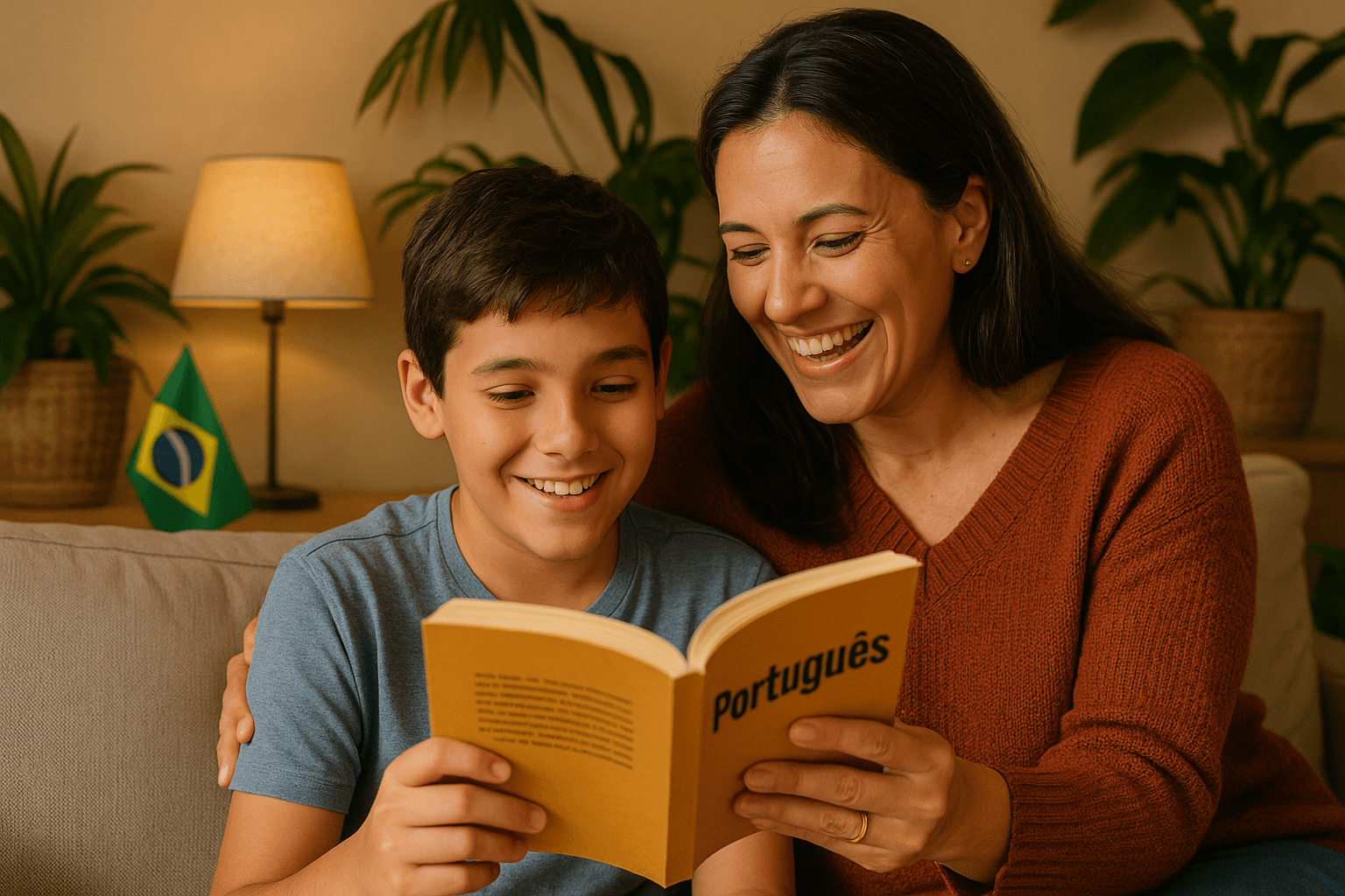 É tarde para o meu filho aprender português?