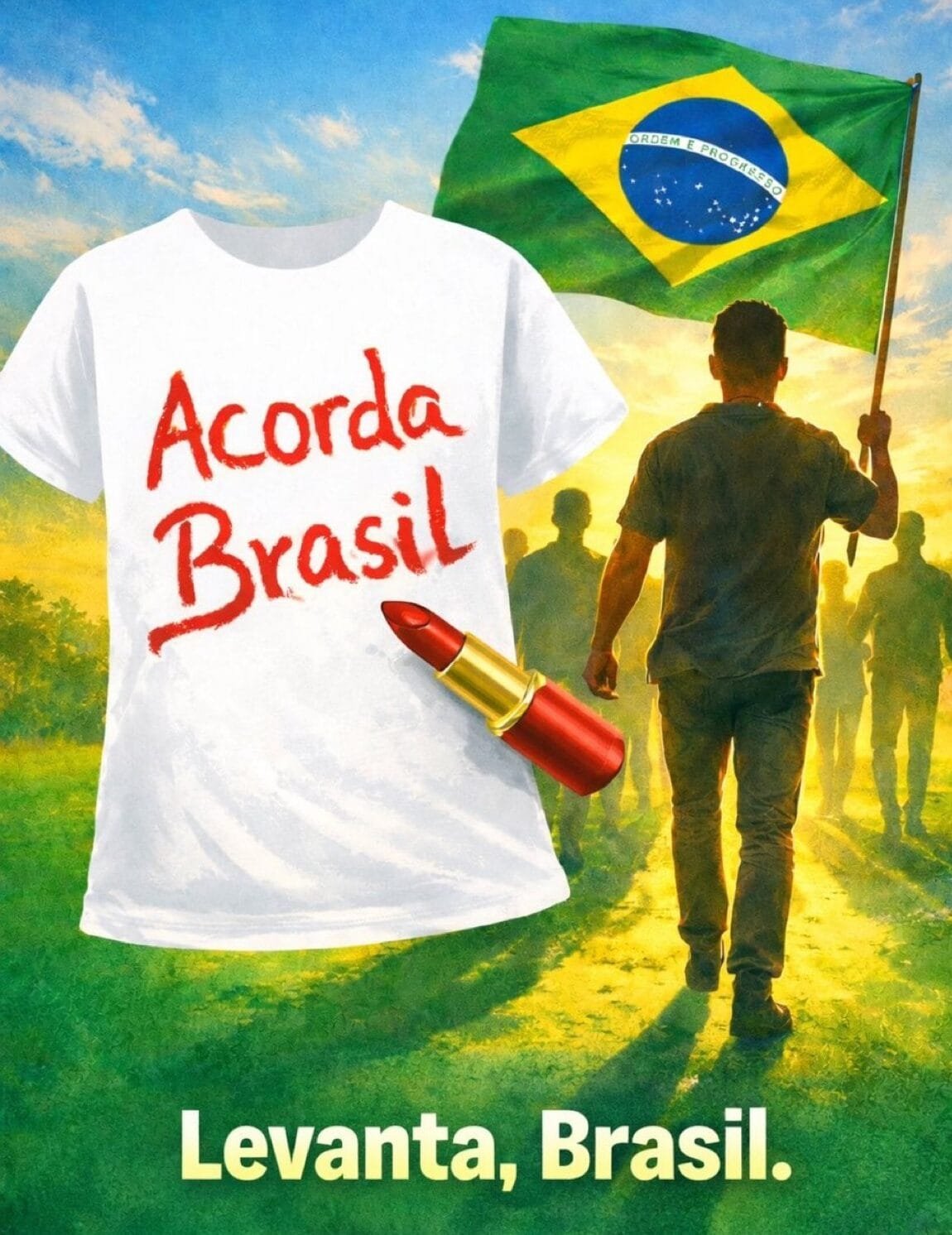 The Eternal Flame of Freedom: Brazil’s Triumphant Awakening in the #acordaBrasil March