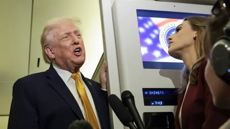 Trump emite alerta à nova líder venezuelana, Rodríguez, antes de sua posse.